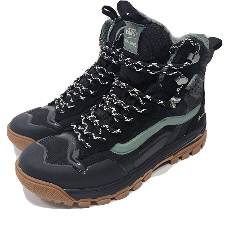 VANS UltraRange EXO Hi Gore-Tex MTE-3 Black Duck Green Men's Sz 7.5 New No Box